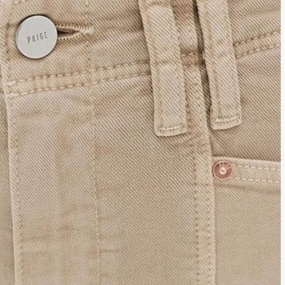 PAIGE Anessa Wide Leg Jean Vintage Soft Sand, 29 - Picture 6 of 8